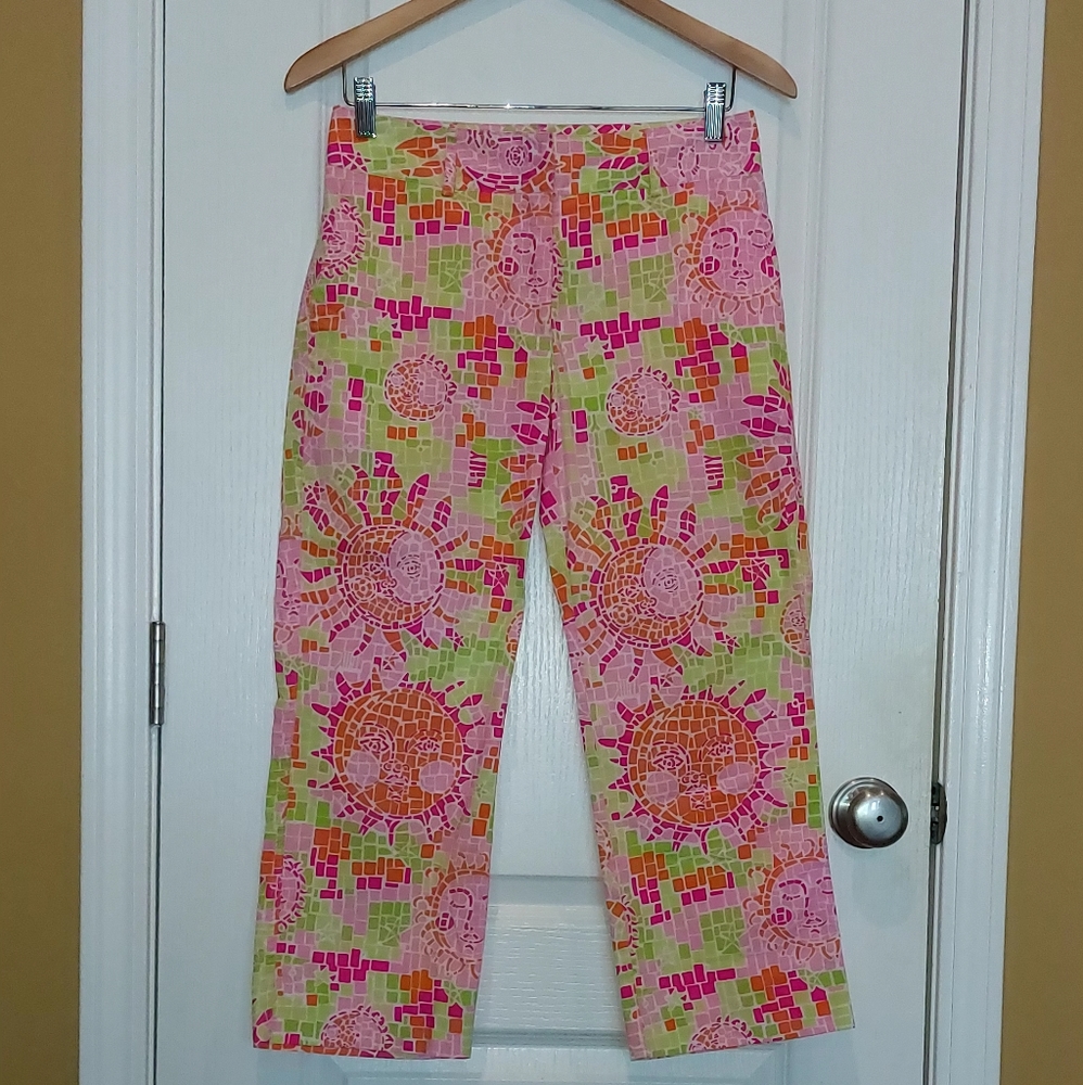 Lilly Pulitzer Capri Pants, Size 4.
